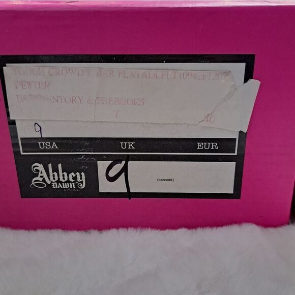 NIB Abbey Dawn Pewter Tough Crowd Flats - Picture 8 of 8